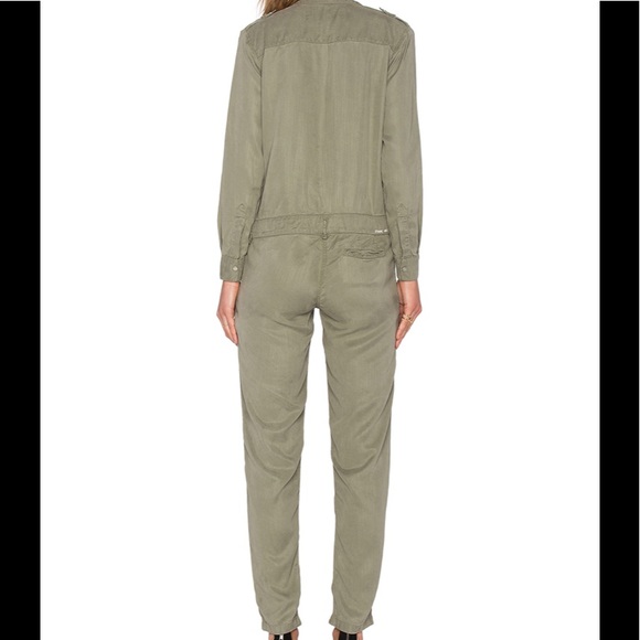 Etienne Marcel Long Sleeve Jumpsuit in Military - Picture 3 of 8